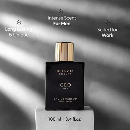 Trio Noir by Bellavita Luxury | Perfume Combo for Men & Women | G.O.A.T. Man – Bergamot, Amber & Vetiver | CEO Man – Lemon, Lavender, Tonka & Agarwood | Night Fever – Bergamot Mandarin, Peach, Musk & Vanilla | Long Lasting, Vegan & Cruelty Free EDP