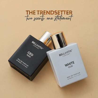 Bellavita Luxury'S Trendsetter | 2X100Ml Perfumes | CEO Man & White Oud | Perfume for Men & Women | Long Lasting Fragrance | Eau De Parfum
